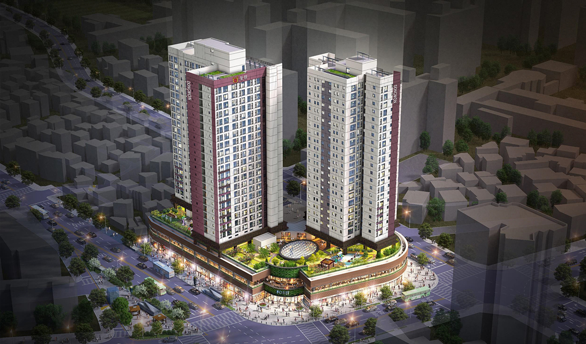 신풍역 비스타동원 조감도